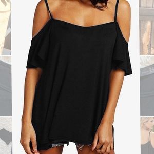 Zanzea Cold Shoulder Top - large